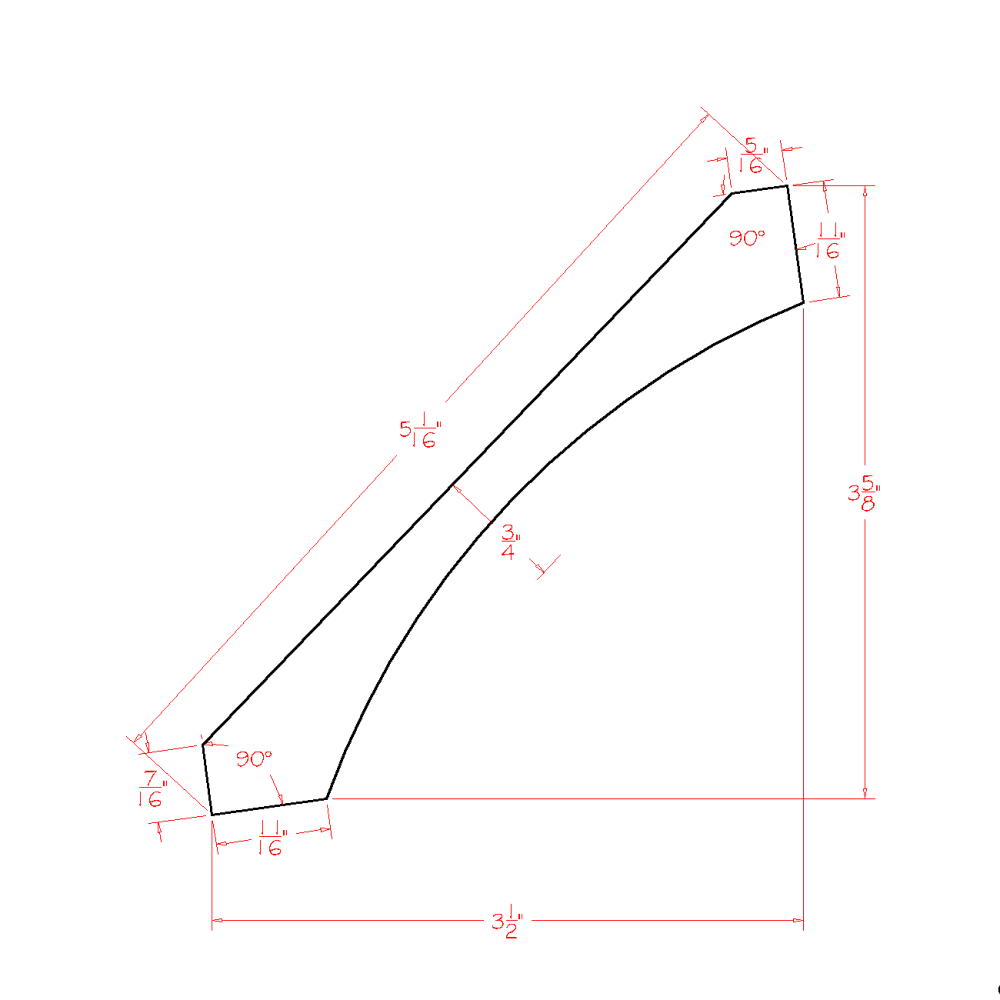 Edgeline White Cove Crown Moulding - 96"W x 3-5/8"H x 3-1/2"D