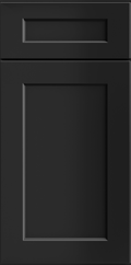 Shaker Black Sample Door - 11"W x 15"H x 3/4"D